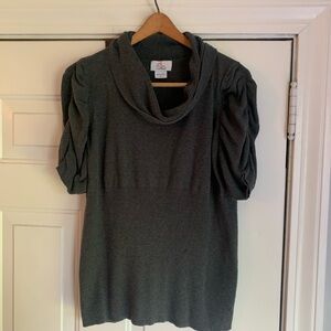 Motherhood Charcoal Cowl Neck Sweater